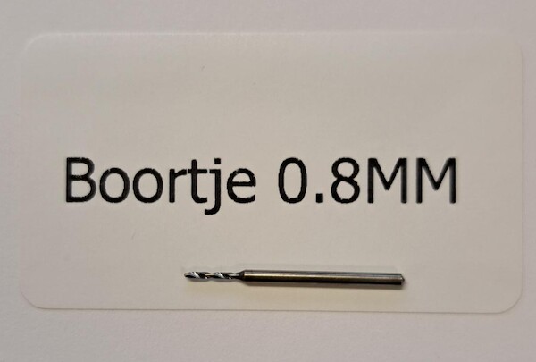Boortje 0.8MM 611407-0.8