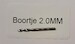 Boortje 2.0MM 