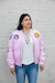 Lady's MA-1 Flight Jacket (7-Patch/Pink) Large  PINK-L