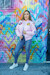 Lady's MA-1 Flight Jacket (7-Patch/Pink)  PINK-LADY MAIN