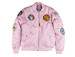 Lady's MA-1 Flight Jacket (7-Patch/Pink)  PINK-LADY MAIN