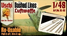 "No walk"Dashed Lines Luftwaffe Reusable DL48