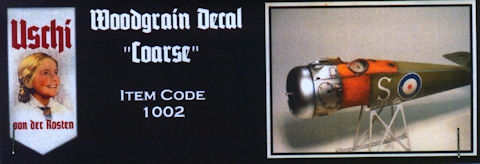 Woodgrain decal 'Coarse"  USCHI1002