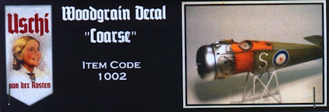 Woodgrain decal 'Coarse" USCHI1002