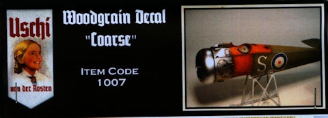 Woodgrain decal 'Coarse Woodgrain Large) USCHI1007