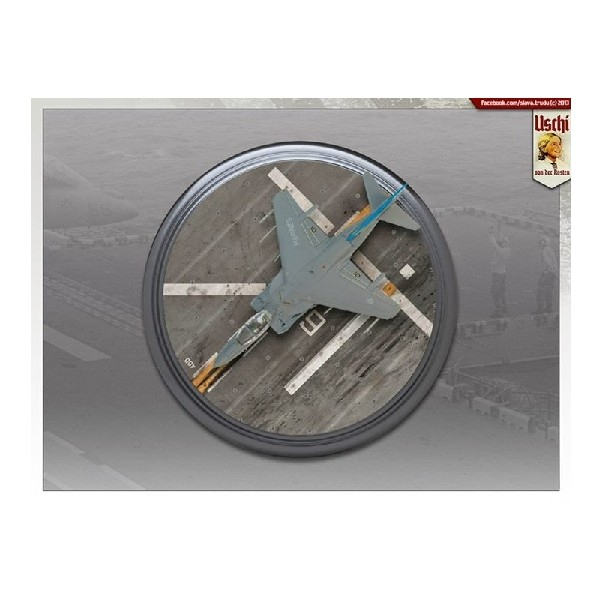 Scenic Display "USS Mankin Island LHD8 Wasp Class Amphibious Assault ship' -round USCHI3027