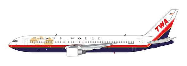 Boeing 767-300 TWA Trans World Airlines Globe Scheme N634TW 400018