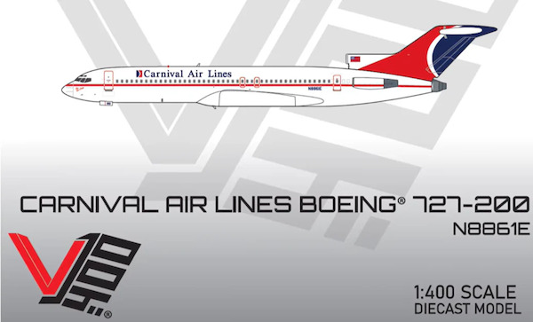 Boeing 727-200 Carnival Airlines N8861E 400023