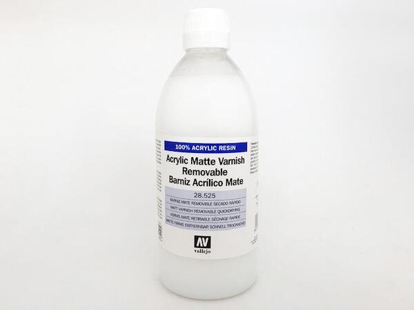 Acrylic matte Varnish quickdrying - removable 28.525