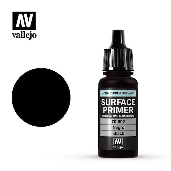 Vallejo Metal color surface Prime 'Black" 70602