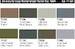 Vallejo Model Color Air Acrylic paint set for US Arrmy Air Corps China-Burma-Inda Theatre of Operations WW2  71184