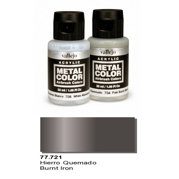 Vallejo Metal color "Burnt iron" 77.721