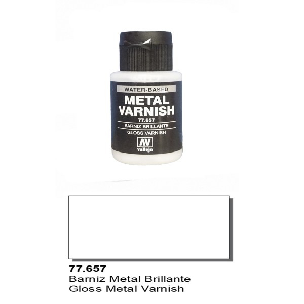 Vallejo Metal color surface Varnish (Gloss) 77.657