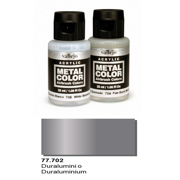 Vallejo Metal color: "Duraluminium" 77.702