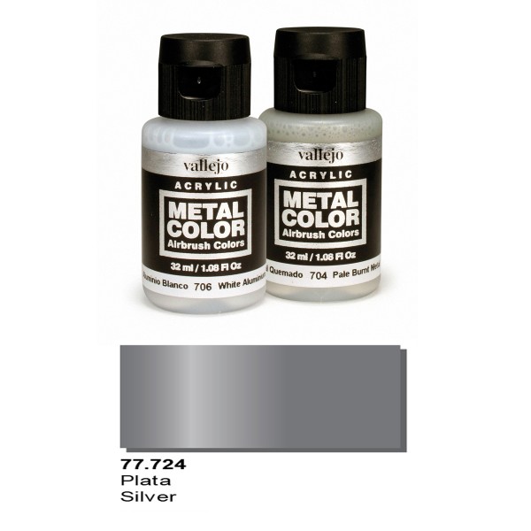 Vallejo Metal color: "Silver" 77.724
