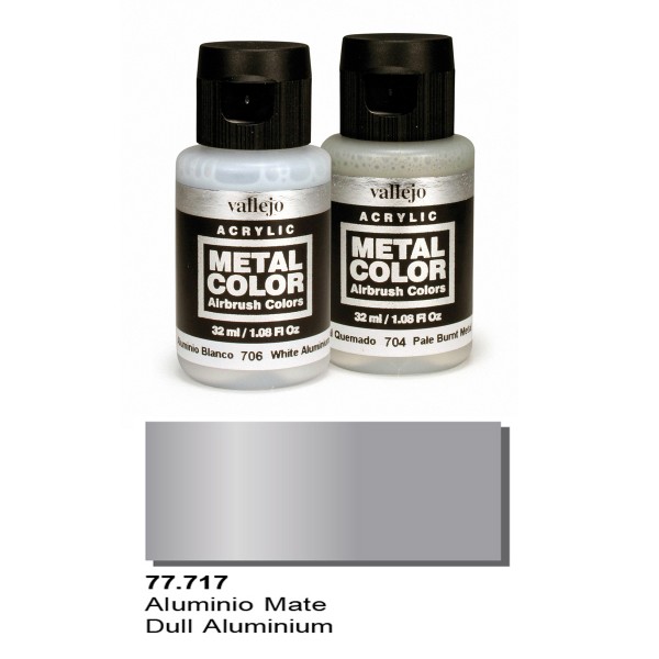 Vallejo Metal color "Dull Aluminium" 77.717