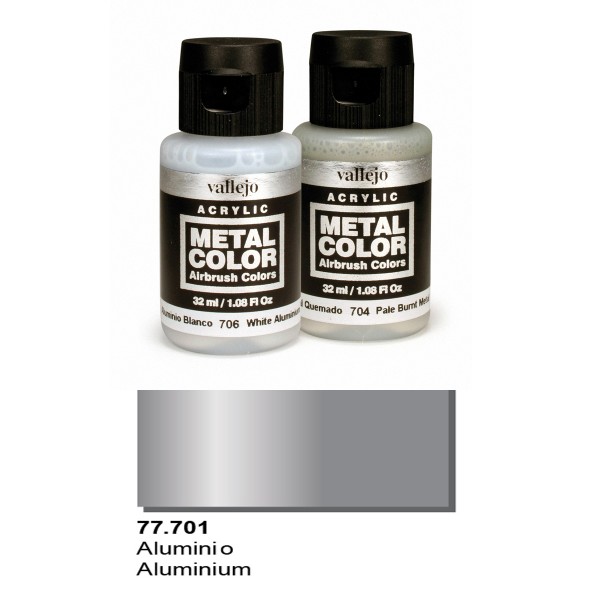 Vallejo Metal color: " Aluminium" 77.701