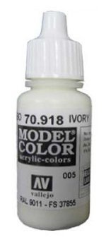 Vallejo Model Color Ivory (FS37855, RAL9001) val004