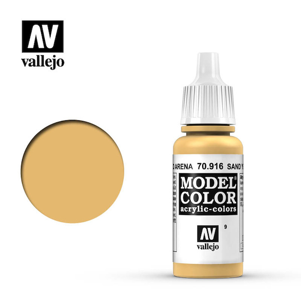 Vallejo Model Color Sand Yellow (FS36696, RAL1002) val009