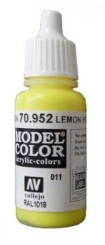Vallejo Model Color Lemon Yellow (RAL1018)  val011