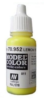 Vallejo Model Color Lemon Yellow (RAL1018) val025