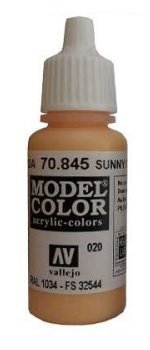 Vallejo Model Color Sunny Skin Tone (FS32544, RAL1034)  val020