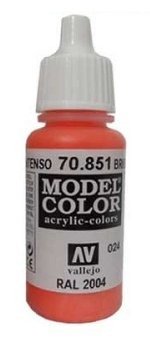 Vallejo Model Color Bright Orange (RAL2004) val030