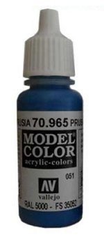 Vallejo Model Color Prussian Blue (FS35052, RAL5000) val051