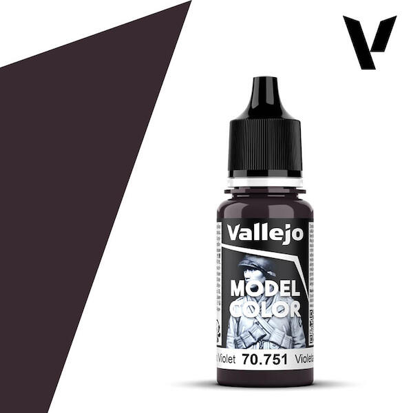 Vallejo Model Color Black Violet  val054
