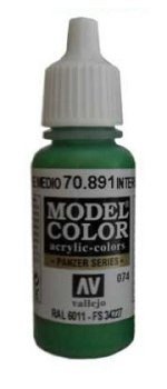 Vallejo Model Color Intermediate Green (FS34227, RAL6011) val074