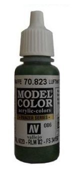 Vallejo Model Color Luftwaffe Camouflage Green (FS34095, RAL6020, RLM82) val095