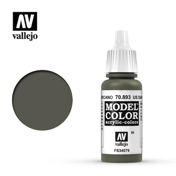 Vallejo Model Color US Dark Green (FS34079)  val095