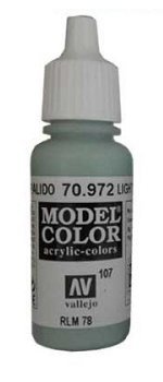 Vallejo Model Color Light Green Blue (RLM78) val107