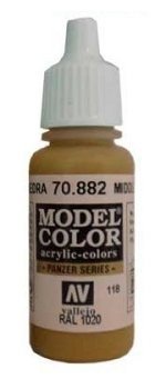 Vallejo Model Color Middle Stone (RAL1020) val118