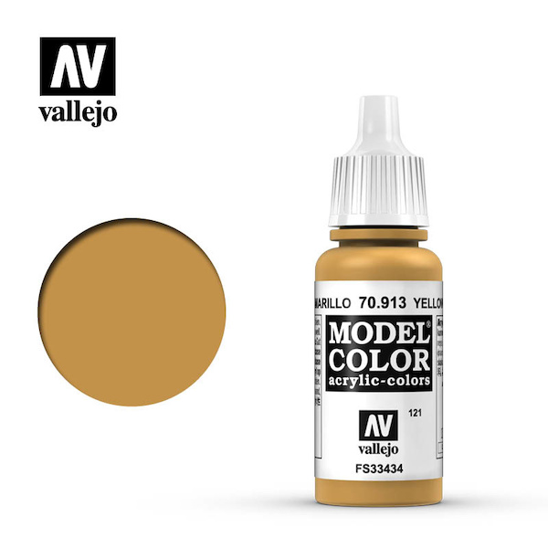 Vallejo Model Color Yellow Ochre (FS33434) val121