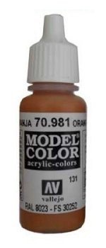 Vallejo Model Color Orange Brown (FS30252, RAL8023)  val131