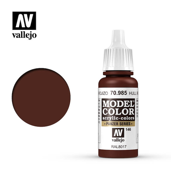 Vallejo Model Color Hull Red (FS30059, RAL8017) val146