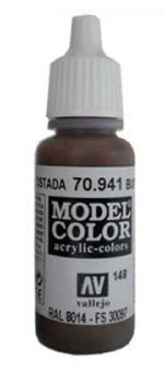 Vallejo Model Color Burnt Umber (FS30097, RAL8014)  val148