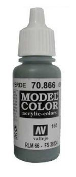 Vallejo Model Color Grey Green (FS36134, RLM66) val165