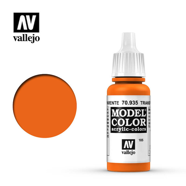 Vallejo Model Color Transparent Orange  val185