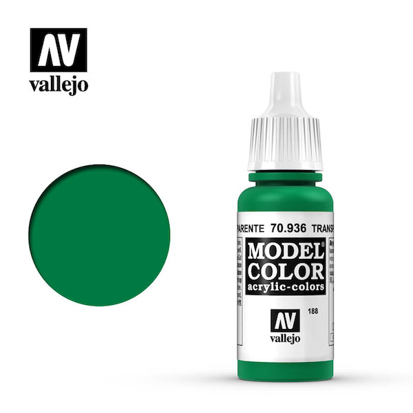 Vallejo Model Color Transparent Green  val188