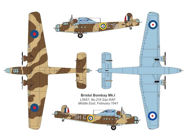 Bristol Bombay Mk.I (African Campaign) 72097