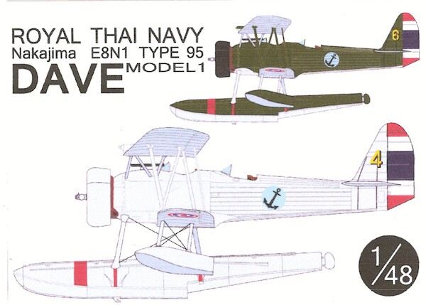Nakajima E8N-1 Type 95 model 1 "Dave" (Royal Thai AF)  VEHA 022