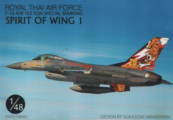 F16A Fighting Falcon (Royal Thai AF Spirit of 1s wing 20th Anniversary)  VEHA144009