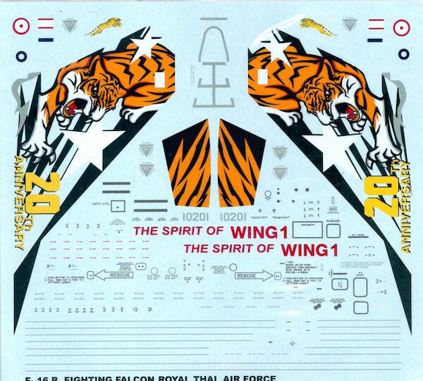 F16A (103sq 20th Anniversary Spirit of Wing 1 Royal Thai AF) VMD32001