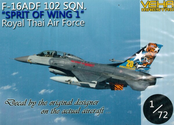 F16B (102sq 20th Anniversary, Spirit of Wing 1 Royal Thai AF) VMD72005