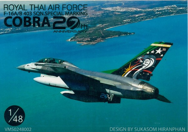 F16A/B Fighting Falcon (Cobra, 403sq RTAF 20th Anniversary special markings  VMS0248002