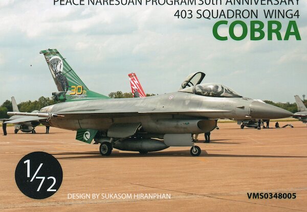 F16A Fighting Falcon (Cobra, 403sq wing 4 RTAF 30th Anniversary special markings) VMS0272005