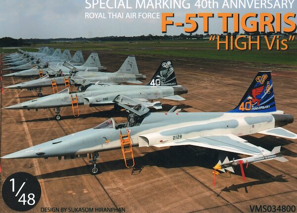 F5T Tigris (40th Ann Special markings Royal Thai AF "High-Vis" VMS0348001