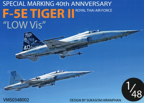 F5E Tiger (40th Ann Special markings Royal Thai AF "Lo-Vis"  VMS0348002